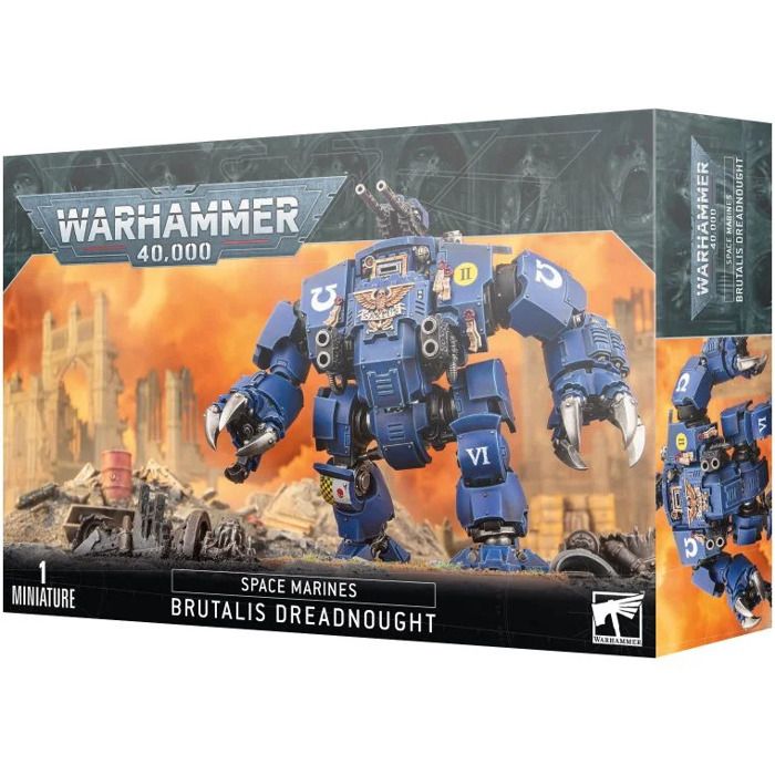 Figurine - Games Workshop - Space Marines Dreadnought Brutalis - 1 pièce - 131 figurines - Plastique