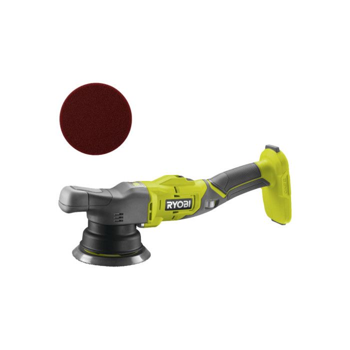 Pack RYOBI Polisseuse R18P 0 18V sans batterie ni chargeur Disque de polissage RAKPCP01 125 mm