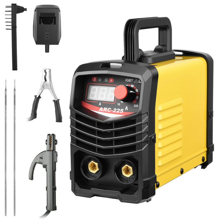 TTLIFE 225A 220V ARC Poste à Souder IGBT Poste Souder Inverter électrique Portable Machine a Souder Soudeur Avec affichage LCD