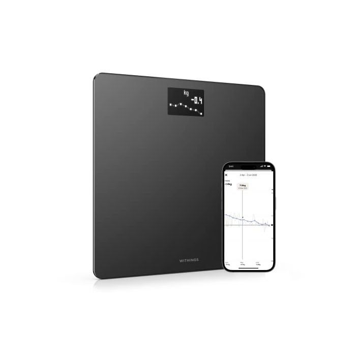 Pese-personne - WITHINGS - Body (WBS06) - Connectée Wi‑Fi - Suivi poids & IMC - Capacité 180 kg