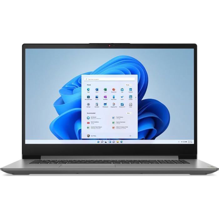 Lenovo Ordinateur Portable 17.3 • Intel Core i3 • RAM DDR4 • SSD • Windows 11 • 8397
