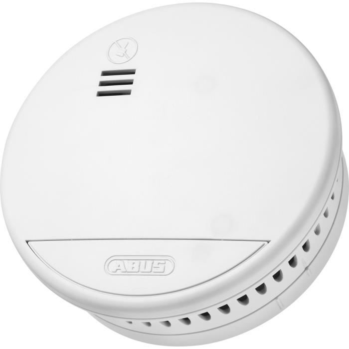 Détecteur de fumée ABUS RWM90 Alarme 85 dB Protection 40 m² Certifié DIN EN 14604