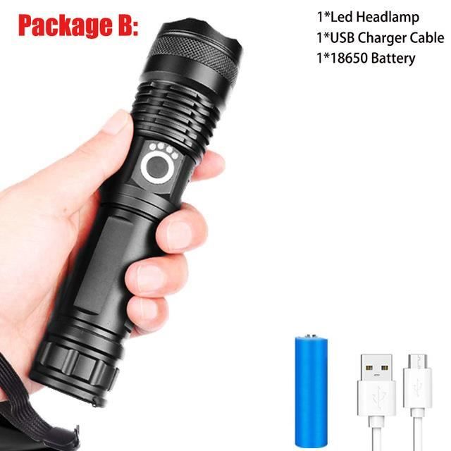 Montre Lampe De Poche Tactique LED - Étanche 30m - Double Affichage - Parfaite Pour Course, Rando, Camping - 7