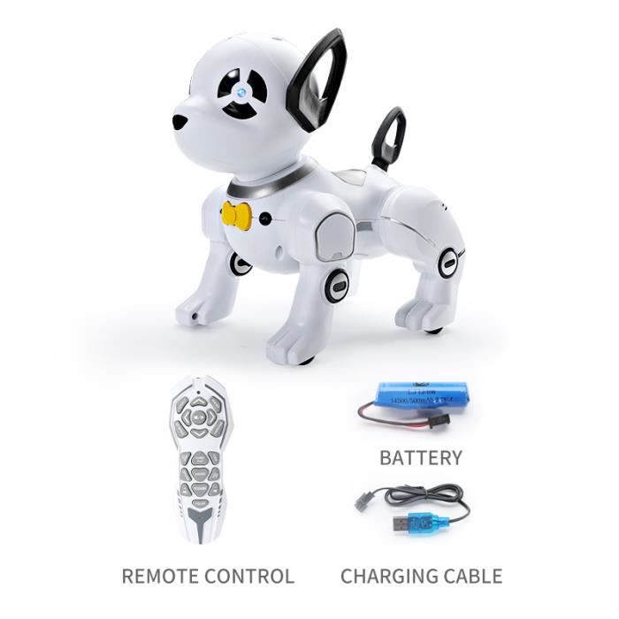 Costway chien robot télécommandé, jouet interactif pour enfants