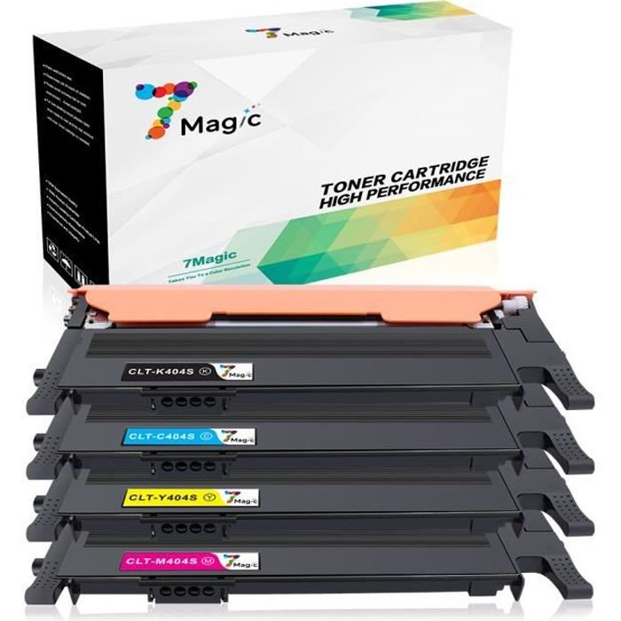 4 X Tonner Cartouches non-Original Alternative pour Samsung K404S,C404S,M404S.