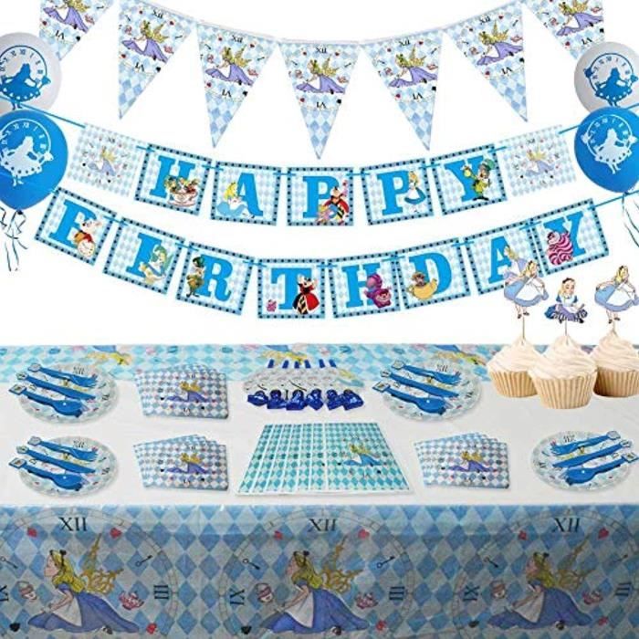 Decoration Anniversaire Alice Aux Pays Des Merveilles Cdiscount Decoration Anniversaire Alice Aux Pays Des Merveilles Cdiscount