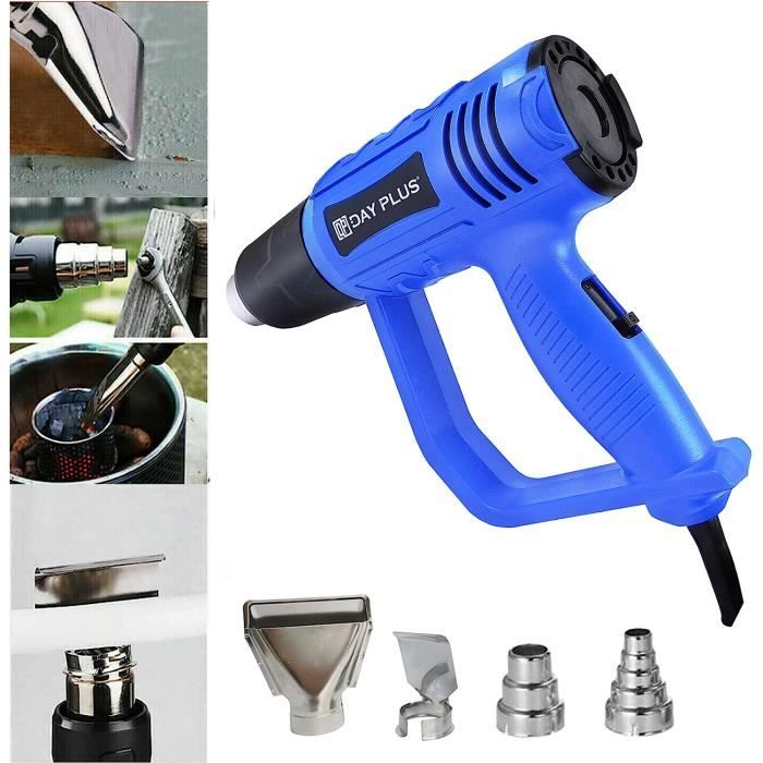 Pistolet à Air Chaud 300W 220V - Température ~200°C - Pour Soudure, Rétreint De Gainage, Artisanat, DIY - Prise UE - Avec Tuyau Souple