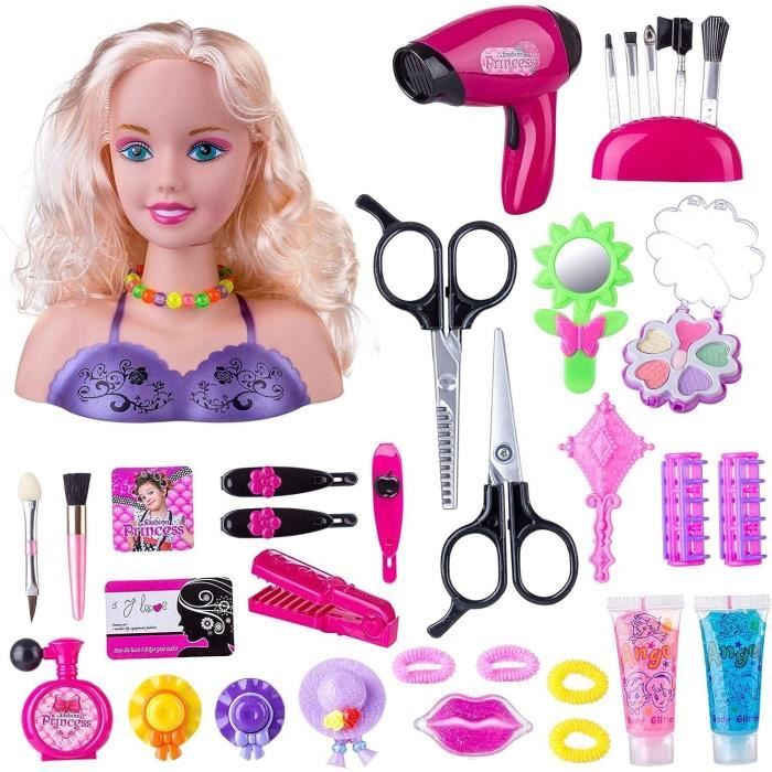 Jouet de coiffure - BASIC - Tête à Coiffer Basic - 35 Accessoires - Pour Filles - À partir de 4 ans