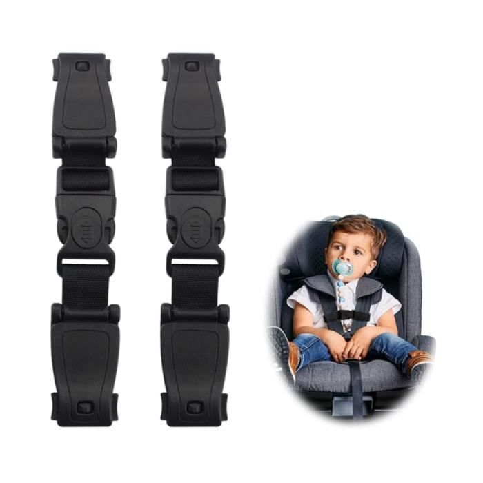 2pcs Chest Clip de Ceinture de Sécurité Voiture Enfant Ceinture de Sécurité  Siege Pince Harnais Siège Auto Sangle de Poitrine Clip