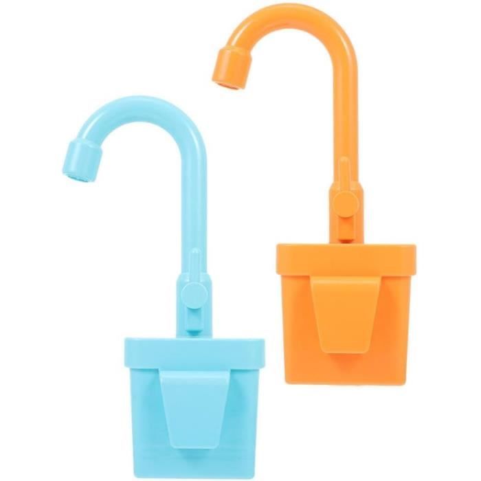 Robinet D’évier De Jeu – Avec Eau Courante électrique, Pivotant à 180°, Compatible Avec La Plupart Des Cuisines Miniatures