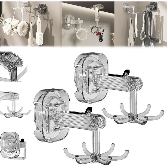 Lot De 6 Cintres (3 Packs De 2 Cintres) En Plastique - Bleu - 43 Cm