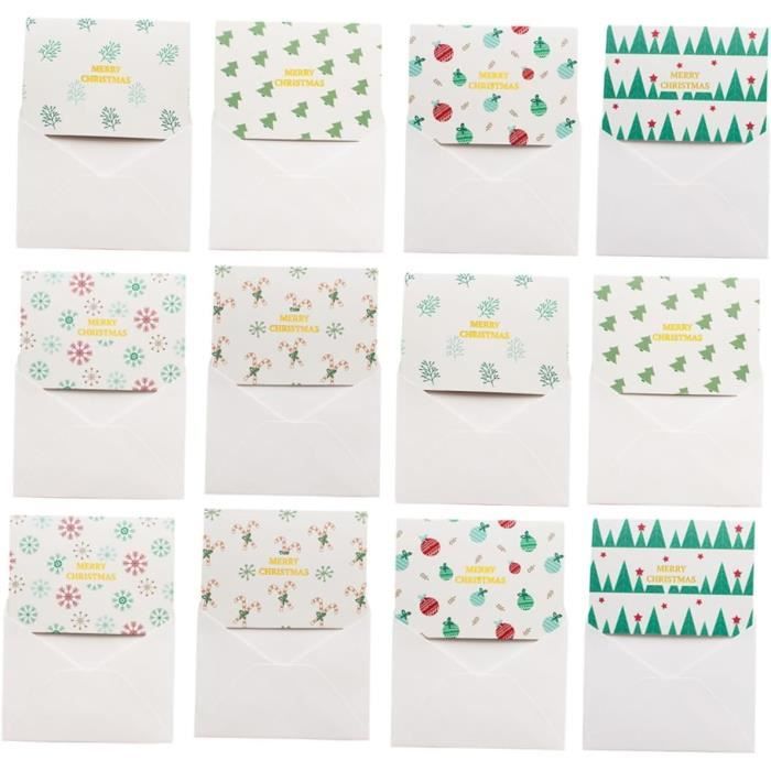 Cartes De Noël Créatives - Cartes De Noël Faites à La Main - Lot