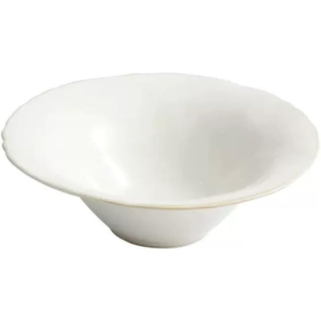 Vikko Lot De 6 Bols à Pâtes De 21,6 Cm, Bols à Soupe Blancs, Bols à Pâtes En Porcelaine Fine, Passent Au Micro-ondes Et Au Lave-vaisselle