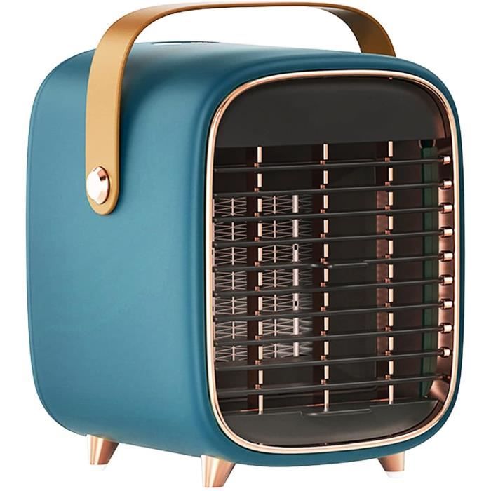 Radiateur Céramique 600W Portable - 3 Modes, Silencieux, Anti-basculement