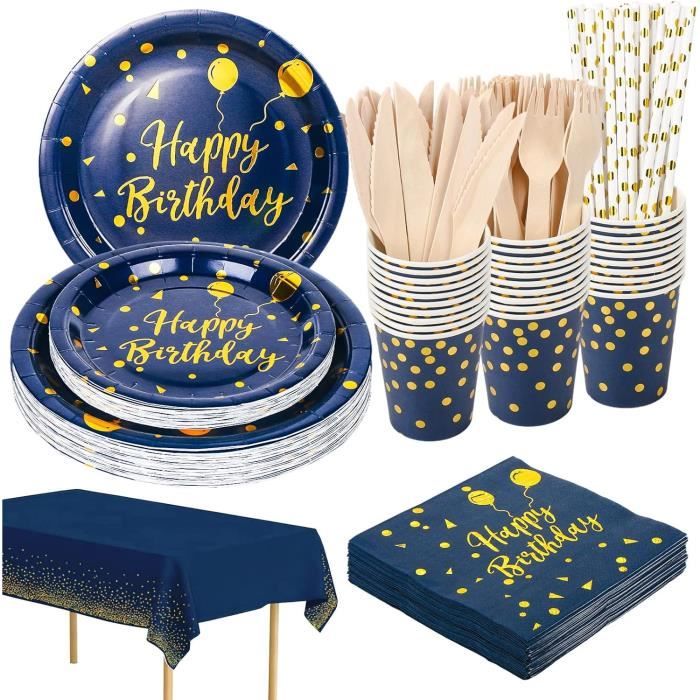 Set Vaisselle Fête Capybara 75 Pièces - Assiettes Gobelets Serviettes Pour 10 Invités