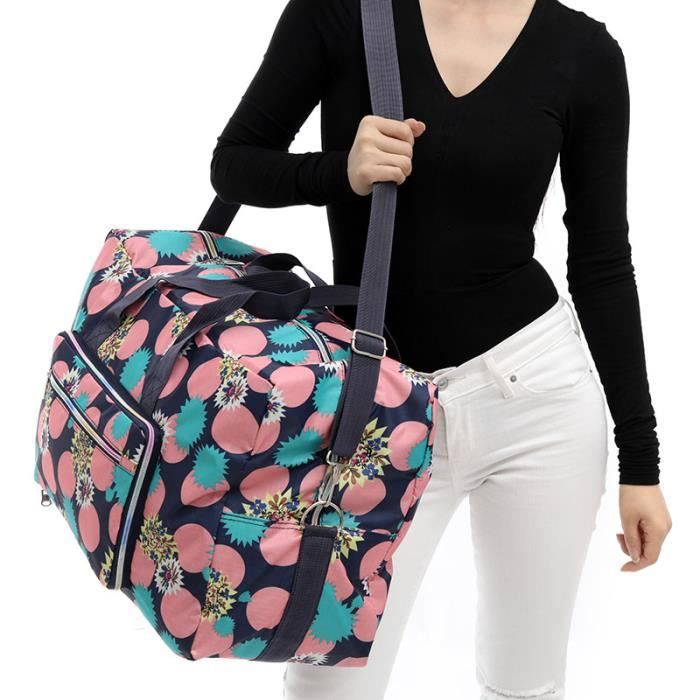 (m032)Sac de voyage pliant Femme sac étanche portable de grande capacité