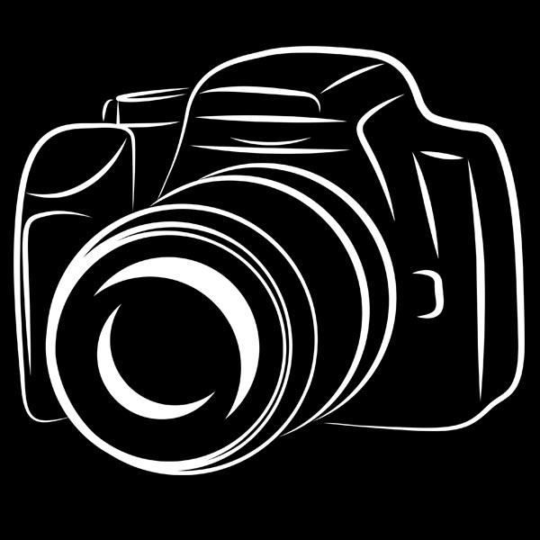 Sticker Appareil Photo 40x48cm Blanc Photo001 Cdiscount Maison