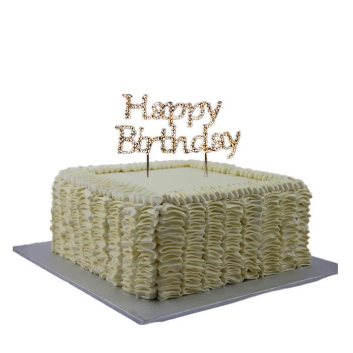 Decoration De Gateau De Cristal De Strass De Mariage Kfc 53 Cdiscount Maison