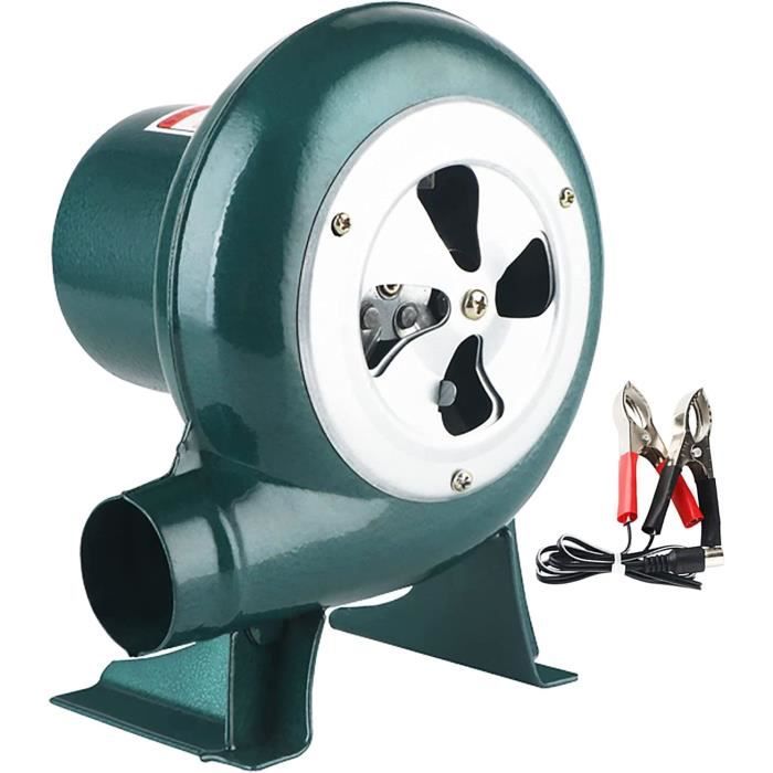 Ventilateur Centrifuge 12V 2.4A - Double Roulement à Billes, Débit 42.8 CFM - Pour Refroidissement électronique, Chauffage, Camping