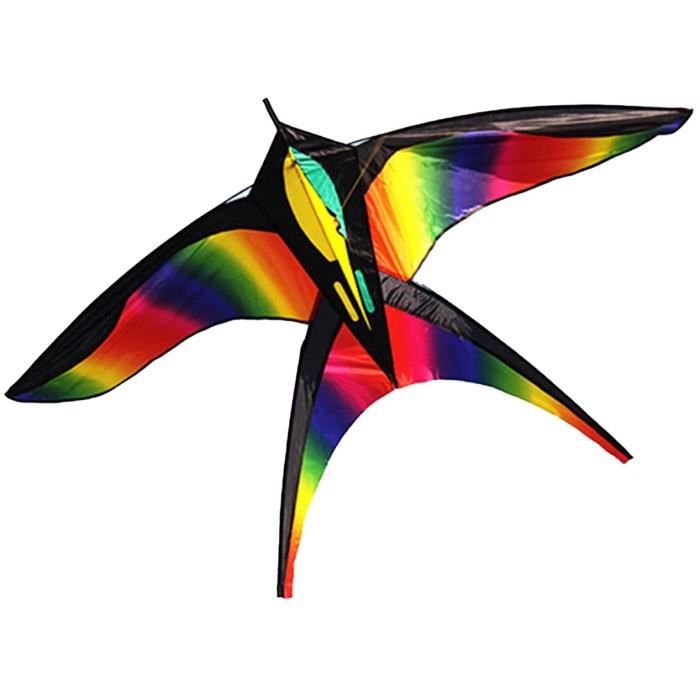 Skymonkey Smartglider Cerf-Volant Pour Enfants – Léger, 130 Cm, Queue Arc-en-Ciel, Facile à Piloter Dès 5 Ans