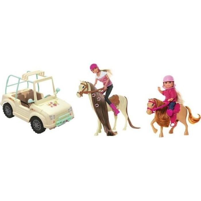 Steffi Love jeep et remorque pour chevaux LIVRAISON GRATUITE * * NEUF Steffi Love jeep et remorque pour chevaux LIVRAISON GRATUITE * * NEUF