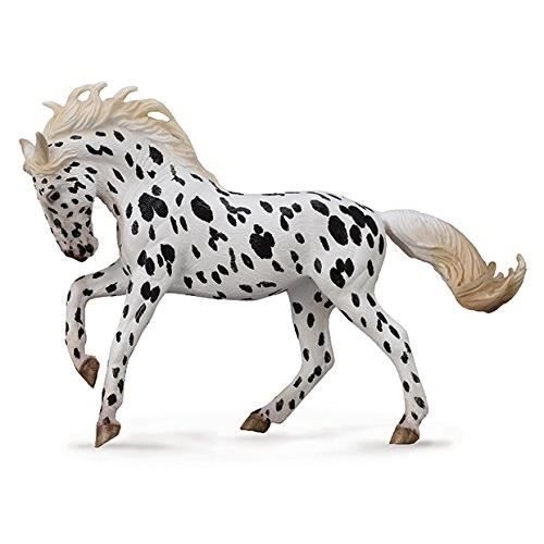 Collect A Horse Life Knabstrupper Black Leopard Mare Toy Figure