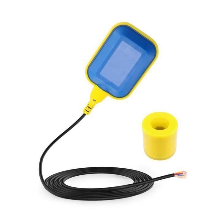 Interrupteur à Flotteur,interrupteur à Flotteur De Pompe Submersible, Contrôleur De Niveau D'eau Liquide Avec Câble De 3 Mètres - Bricolage