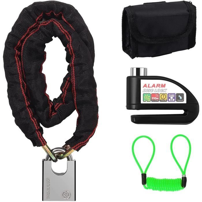 EIHI 1 Pièce Antivol Moto, Bloque Disque Alarme, Renforcé, 2