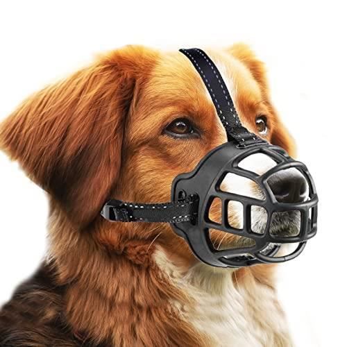 Muselière pour Chien - Non spécifié - Taille 4 - Noir - Sangles Réglables - Respirante