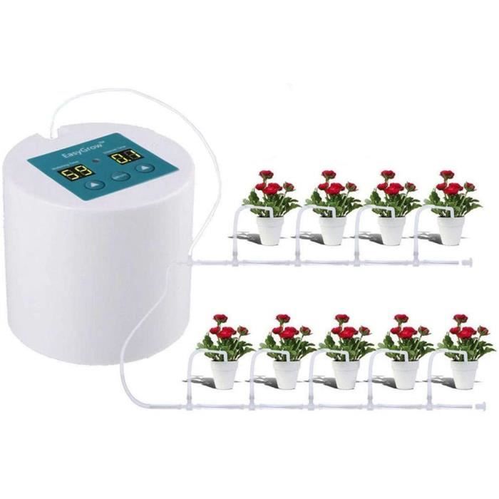 Système D'Irrigation Goutte à Goutte Automatique - 5 Réservoirs 3,5L - Pour Plantes Pendant Les Vacances