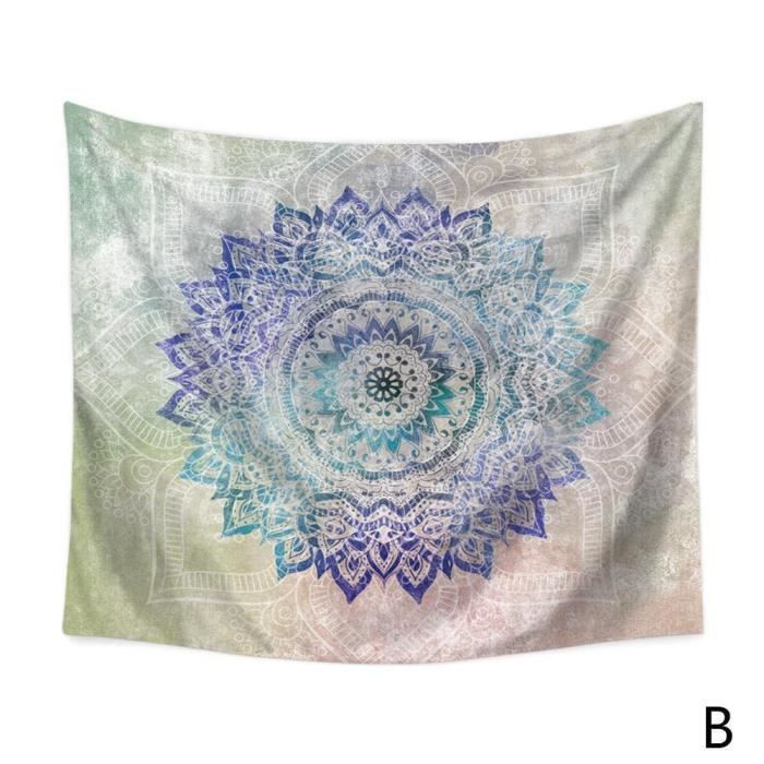 Tapisserie d'art, textile indien vintage à suspendre, textile