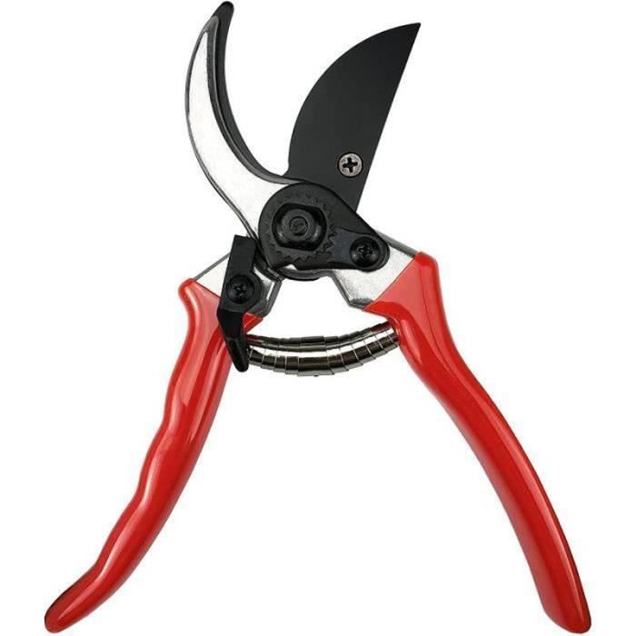 Sécateur Bypass Gardeness - Lame Anti-adhérente En Acier SK5 Pour Couper Branches Et Fleurs