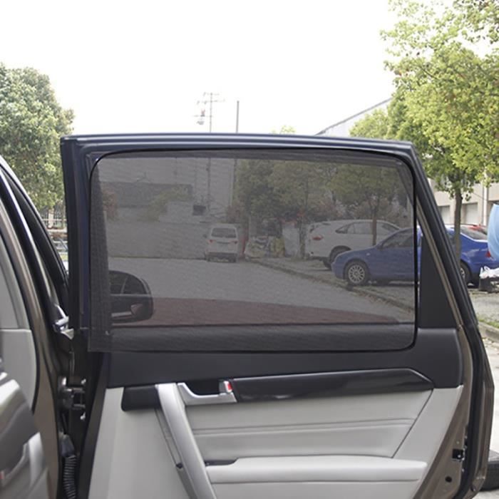 Pare-soleil magnétique pour voiture, Protection UV respirante, rideau en maille, fenêtre latérale, pare-sole
