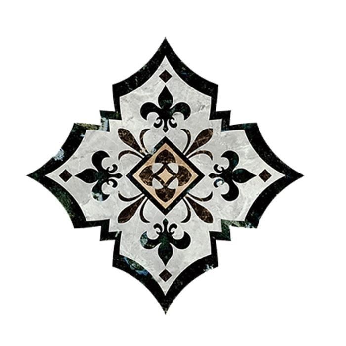 Décoration murale,Autocollant de carrelage en PVC dosseret appliqué 21 pièces,décoration de la