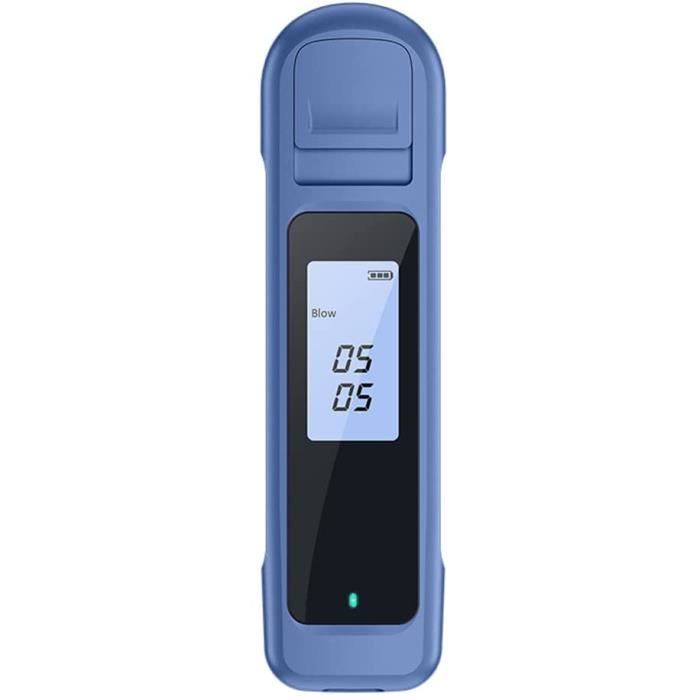 Éthylotest électronique Portable - Détecteur D'alcool Haute Précision, écran LCD, Recharge USB, Compact