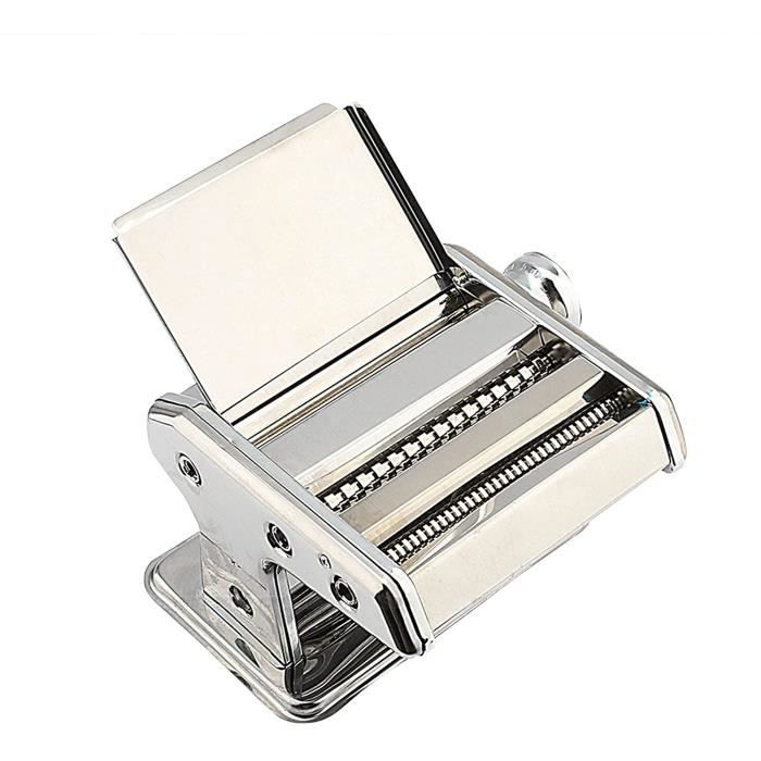 Machine à pâtes avec 9 épaisseurs de pâte, pour Spaghetti, Lasagne, Argent, Cutter pour pâtes - Electroménager