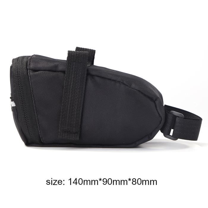 Sacoche De Selle De Vélo Sahoo Étanche - Noire, En Polyester