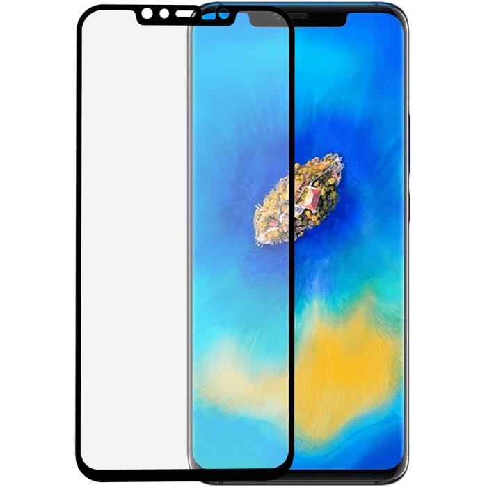 Protège écran Huawei 20 Pro Verre trempé 3D Contour Résistant aux rayures