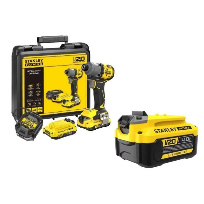 Visseuse à Impacts STANLEY SFMCF830D2K QW 203 Nm 18V 2 Batteries 2 Ah - vue 8