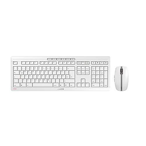 CHERRY STREAM DESKTOP RECHARGE CLAVIER RF SANS FIL QWERTZ ALLEMAND GRI