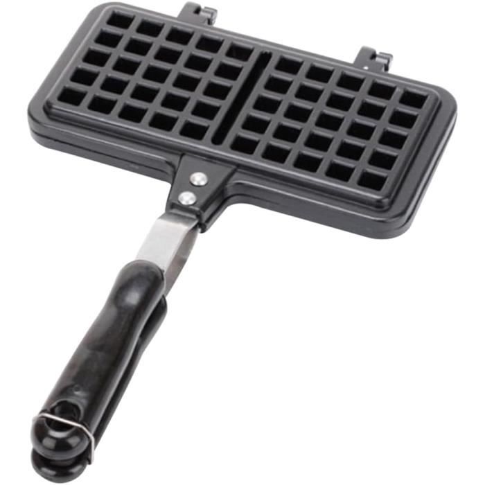 Gaufrier belge 3 pièces : Gaufres dorées, croustillantes