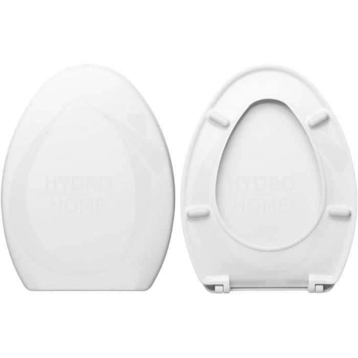 HYDRO HOME Abattant WC Hatria Lotus Compatible Avec WC En Plastique