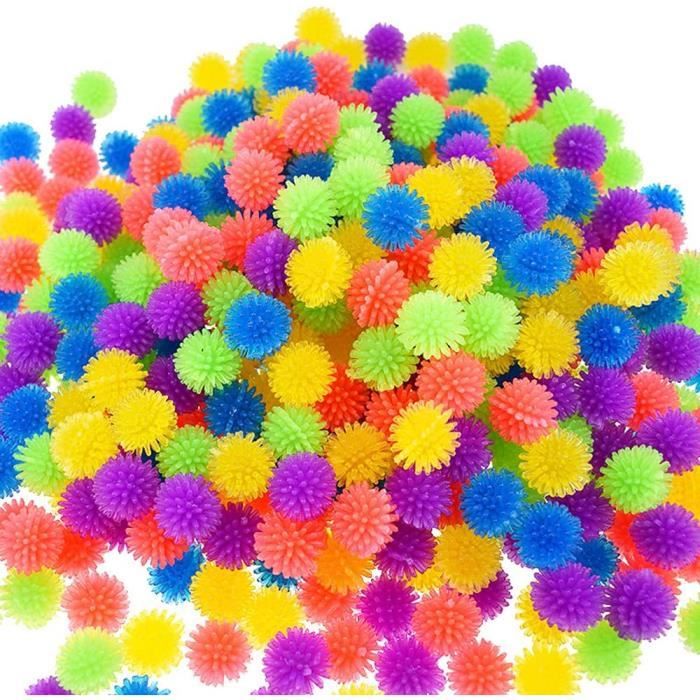 20pcs Mini Soft Spiky Squeeze Ball Massage Ball Fidget Toy Stress