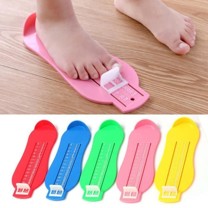 Jauge Mesure Pied Bébé Réutilisable - Outil Chaussures Taille Enfant Précis Durable ABS