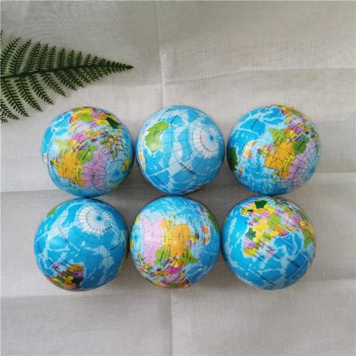 Lot De 6 Balles Anti-Stress – Ballons De Foot à Presser – Jouets De Fête BESTOYARD
