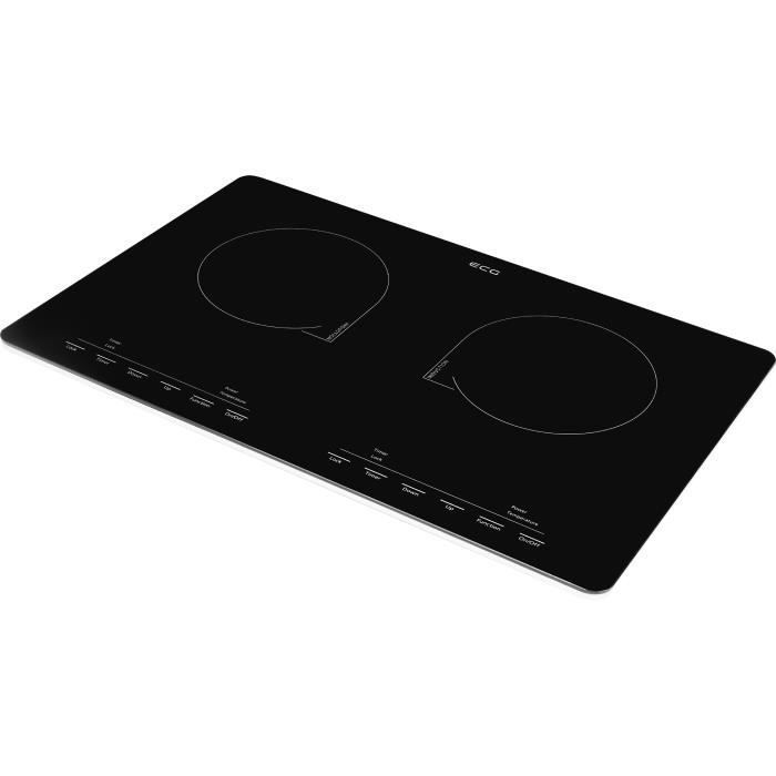 Plaque de Cuisson Électrique - ECG - IV 2920 Slim - 2900 W - Écran Numérique - Minuterie