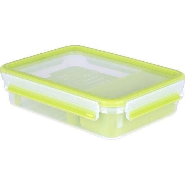 EMSA Boîte Brunch Box Clip & Go 1,2L - Rectangulaire
