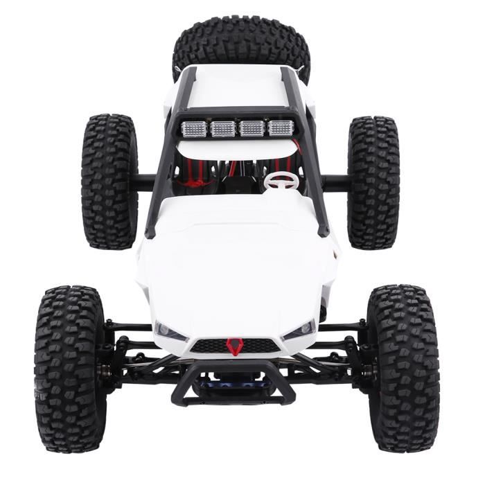 Fdit Voiture RC sur chenilles Wltoys 12429 2.4GHz 4WD 1/12 ??chelle RC Crawler Voiture ??lectrique 