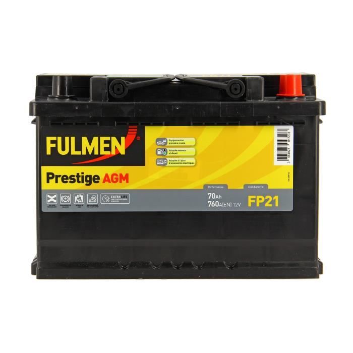 FULMEN Batterie Auto FP21 760A 70Ah L3 AGM Start & Stop