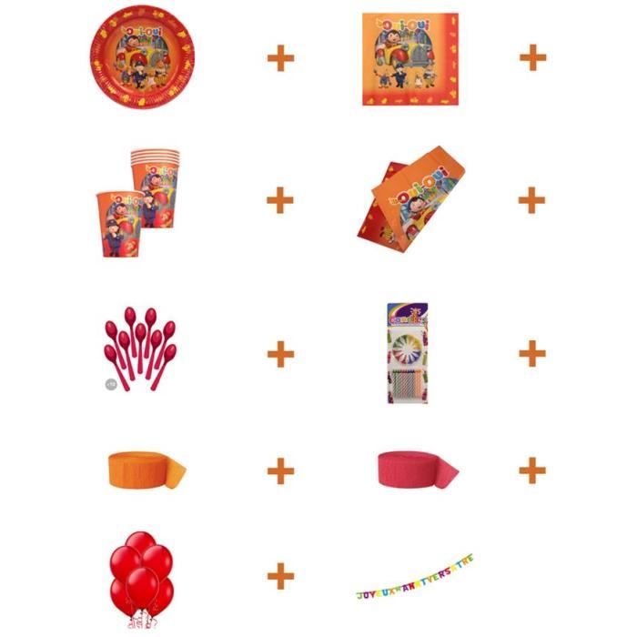Kit Anniversaire Oui Oui Luxe 6 Pers Cdiscount Maison